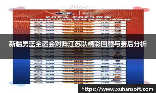 新疆男篮全运会对阵江苏队精彩回顾与赛后分析